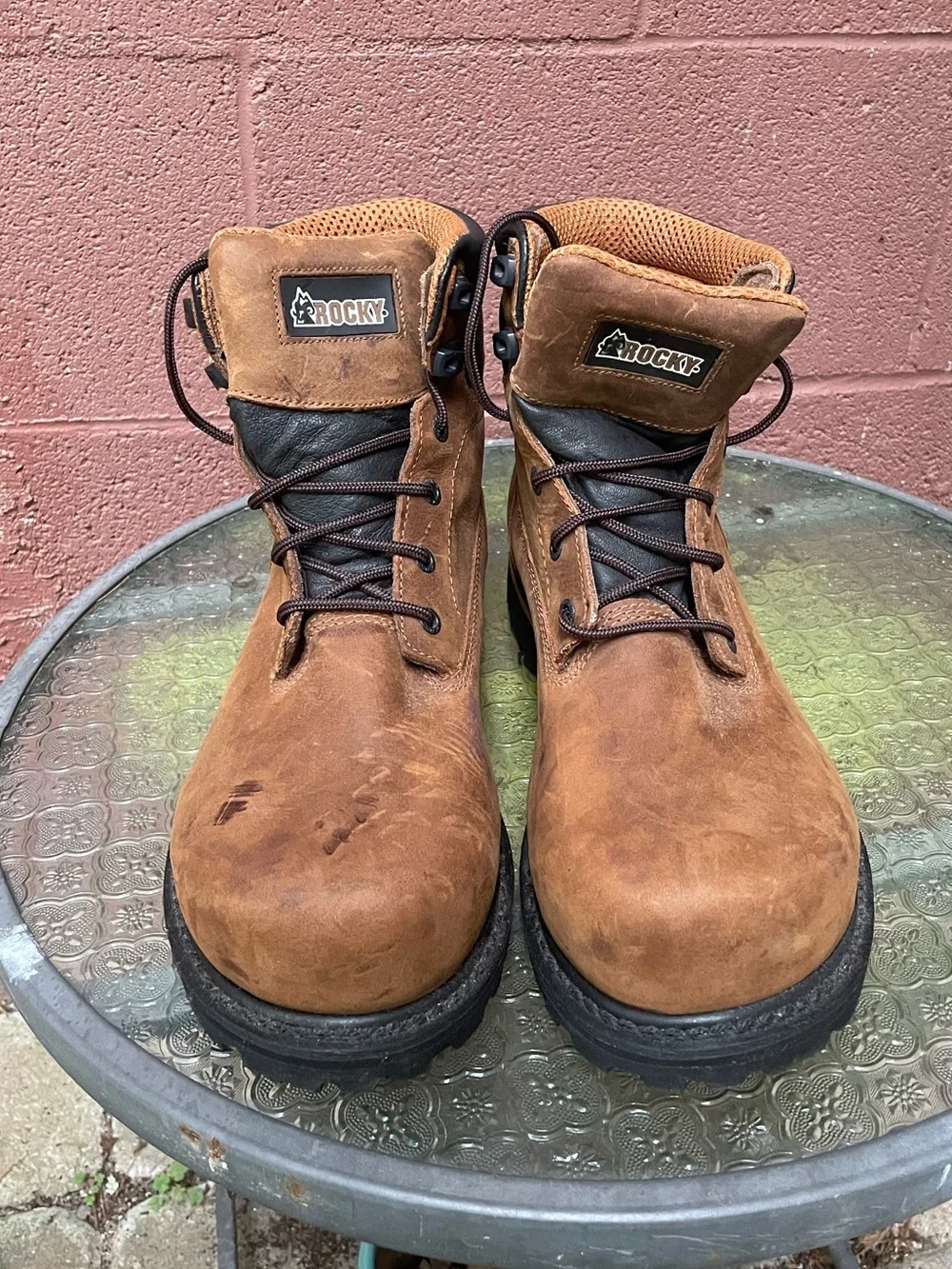 ROCKY Governor Composite Toe Waterproof 6 Inch Work Boots Size 11.5 Men’s